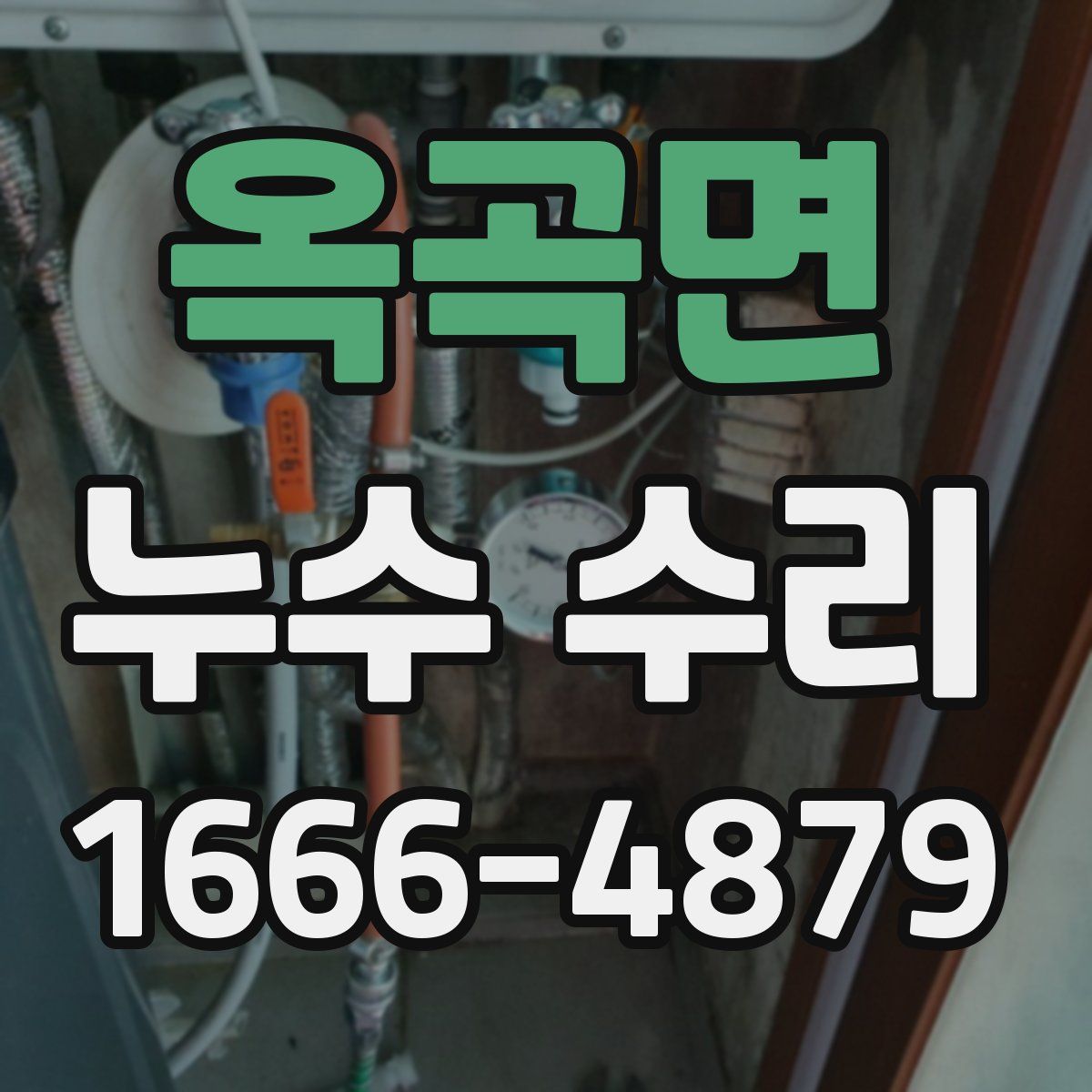 옥곡면 누수 수리