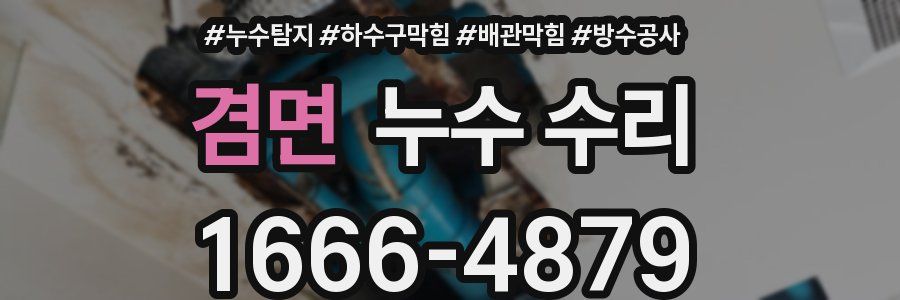 겸면 누수 수리