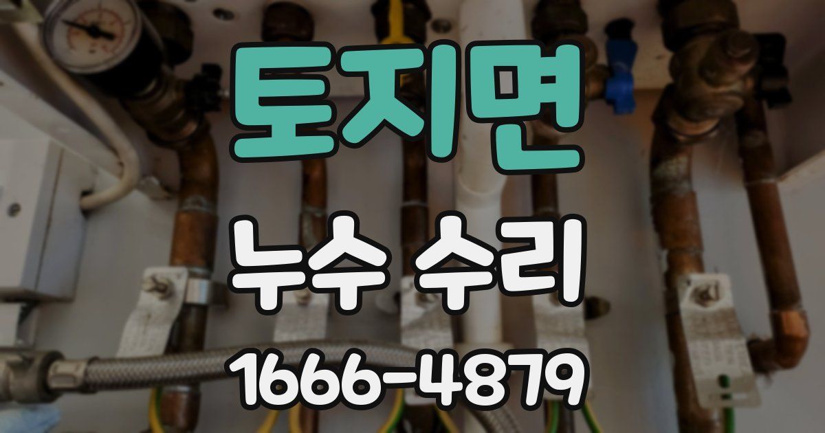 토지면 누수 수리