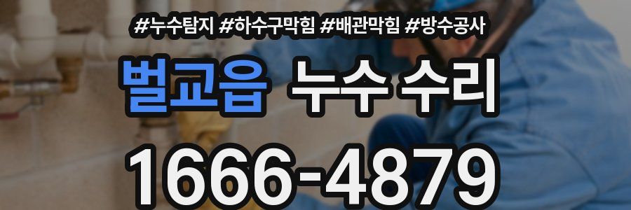 벌교읍 누수 수리