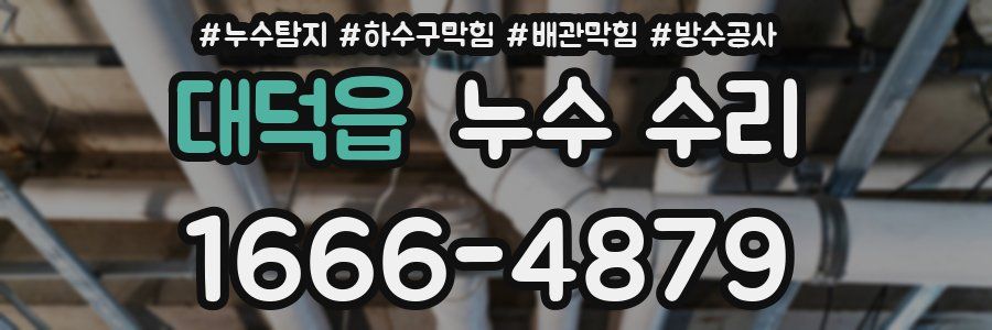 대덕읍 누수 수리