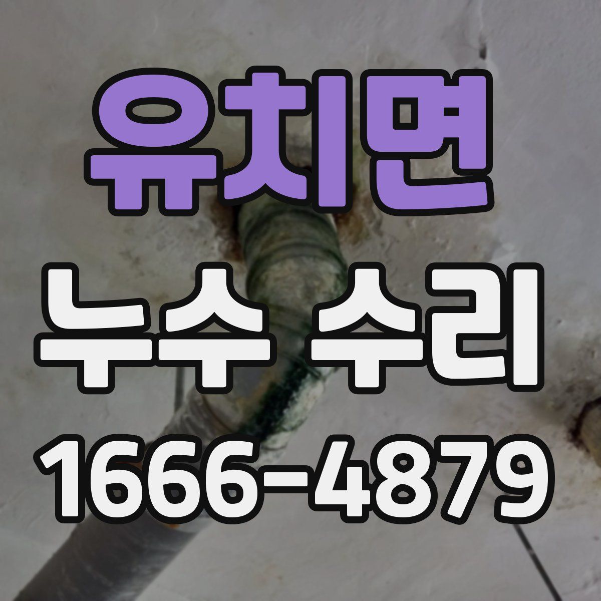 유치면 누수 수리