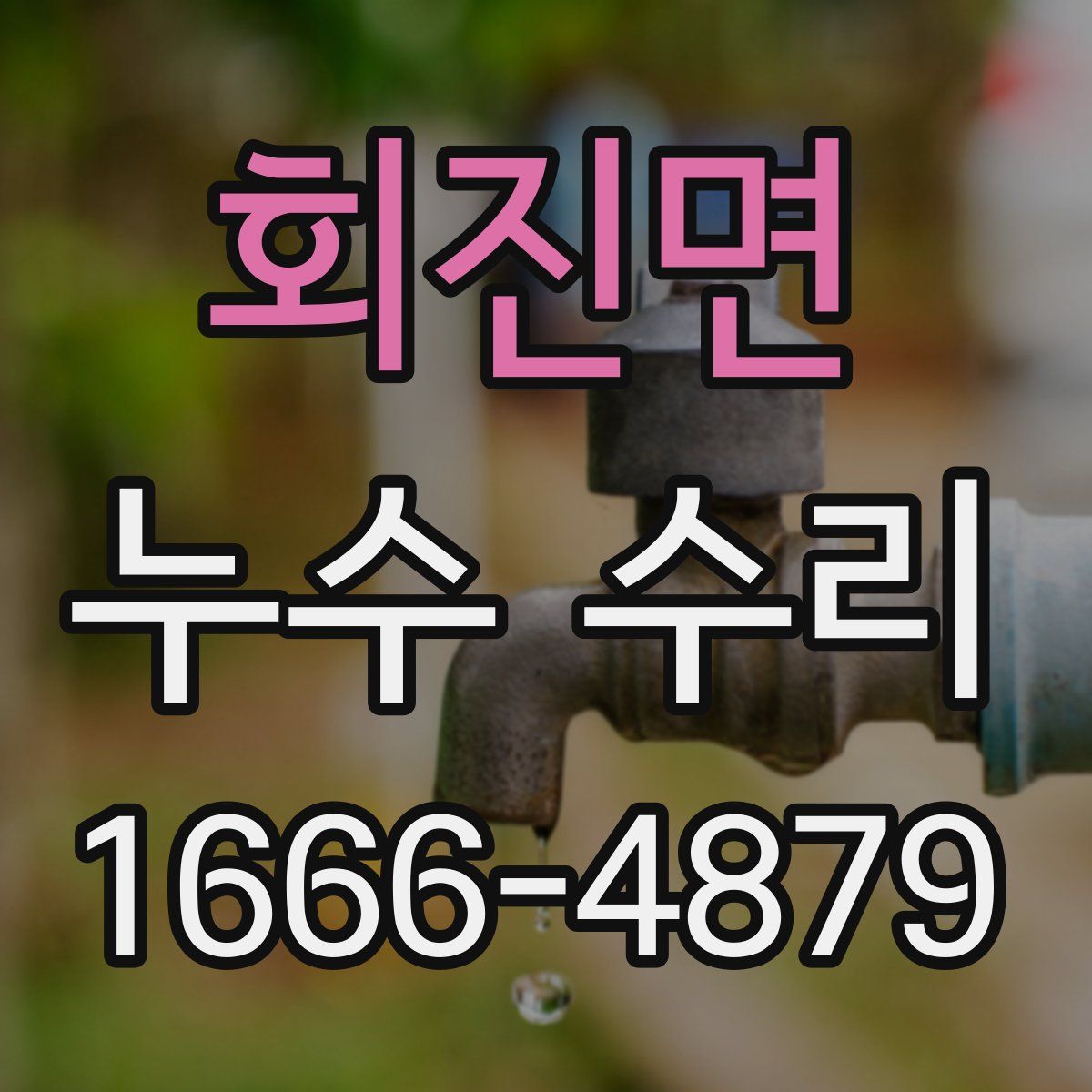 회진면 누수 수리