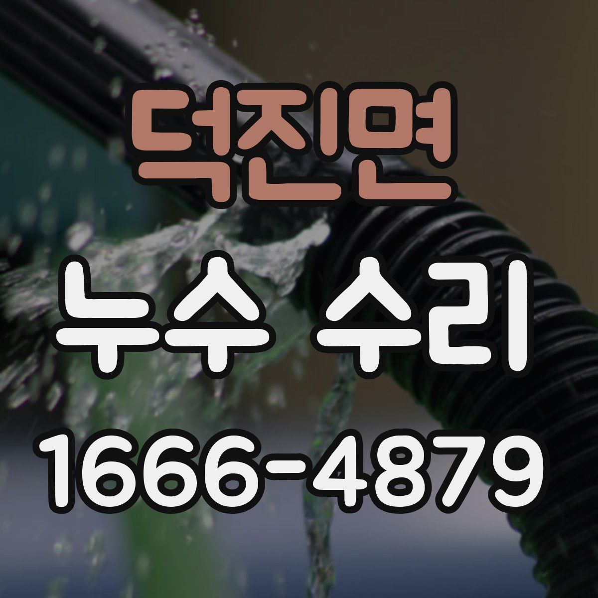 덕진면 누수 수리