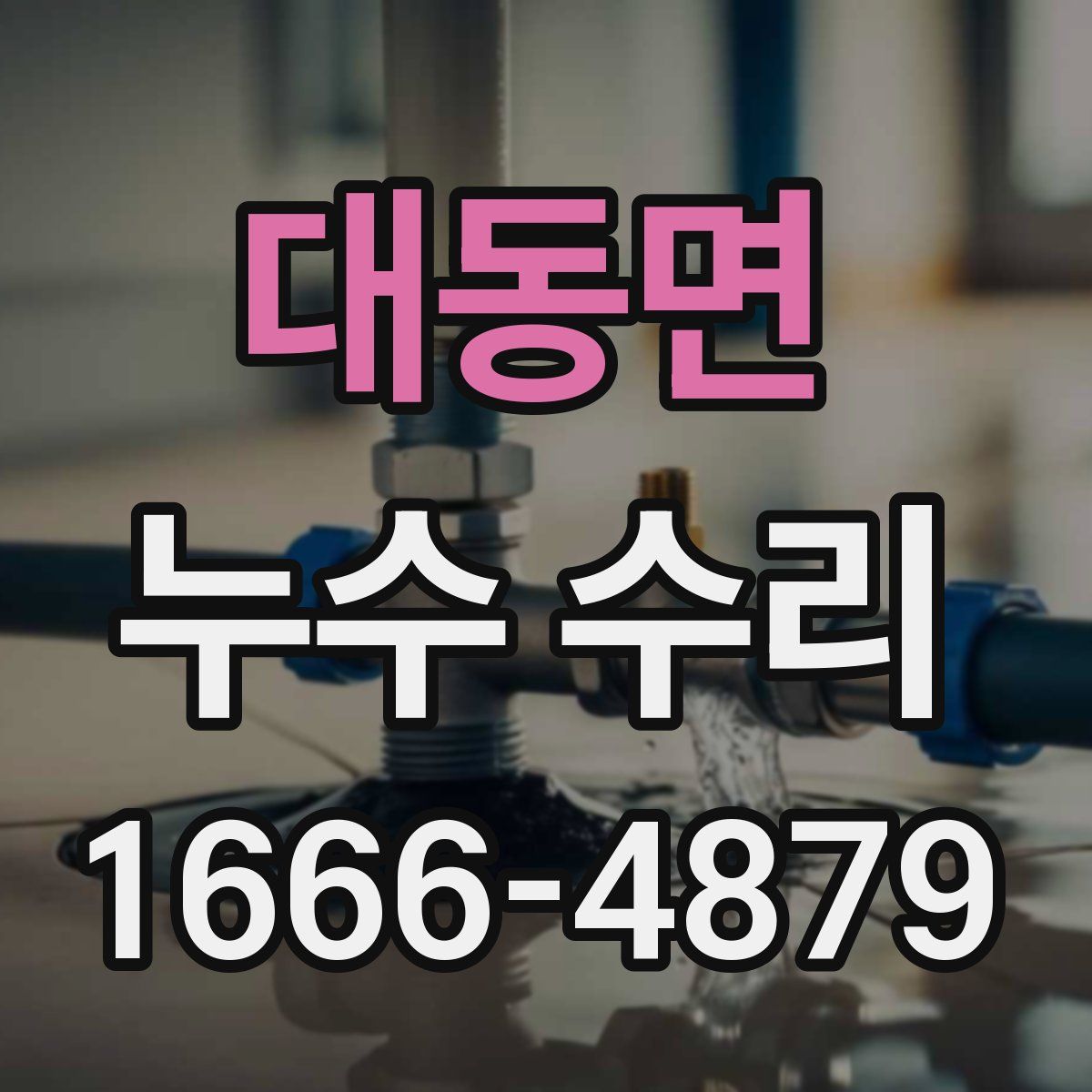 대동면 누수 수리