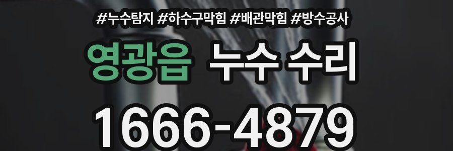 영광읍 누수 수리