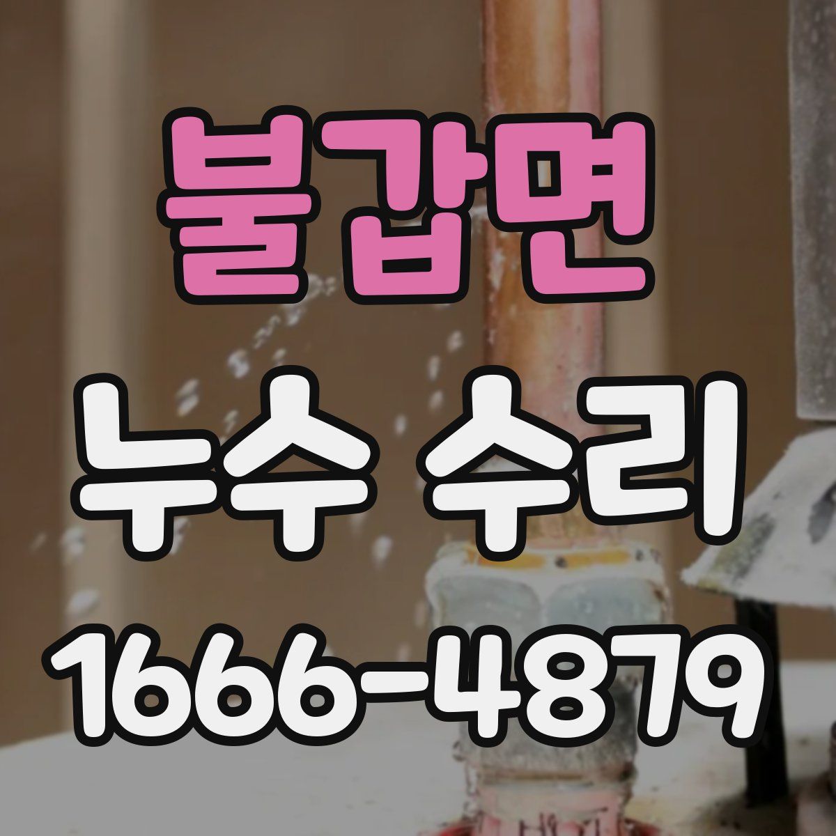 불갑면 누수 수리
