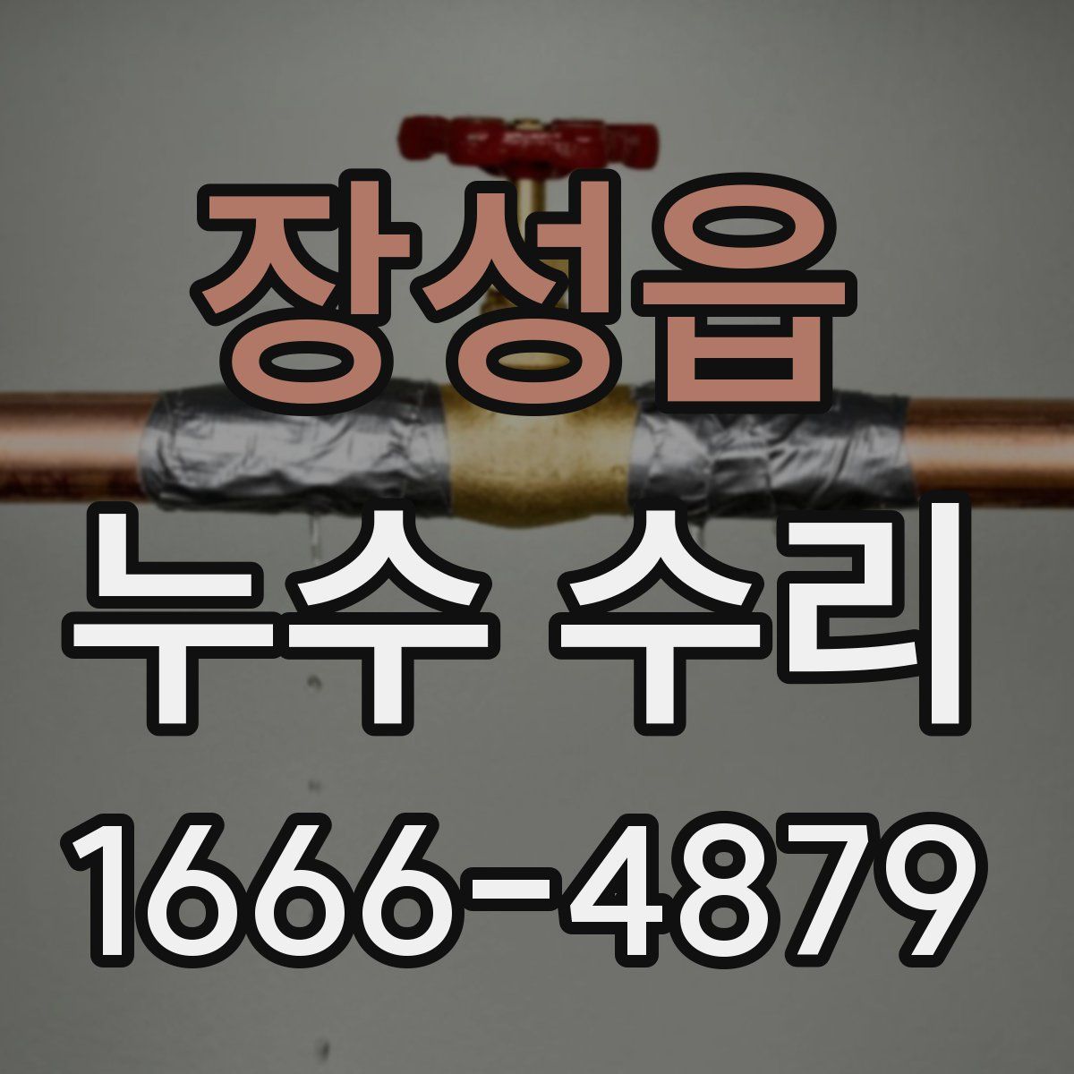 장성읍 누수 수리