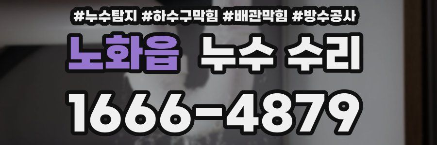노화읍 누수 수리