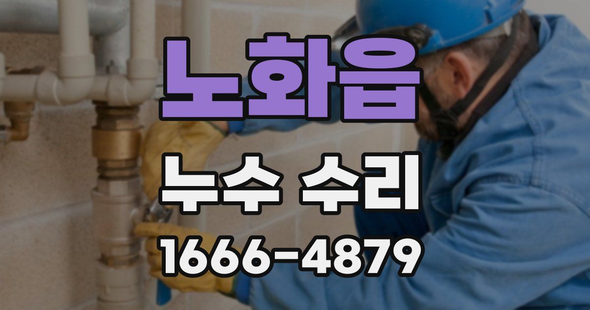 노화읍 누수 수리
