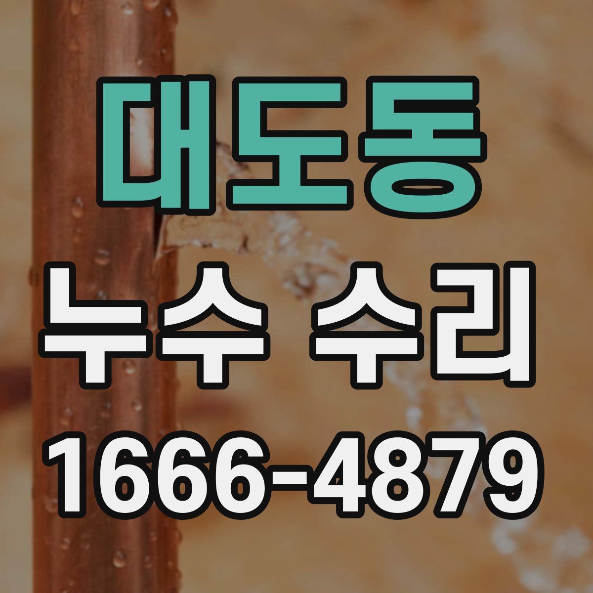 대도동 누수 수리