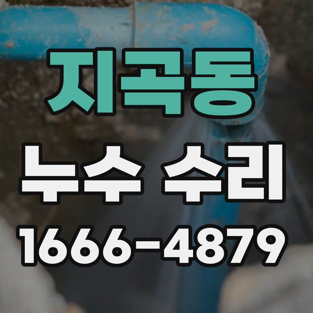 지곡동 누수 수리
