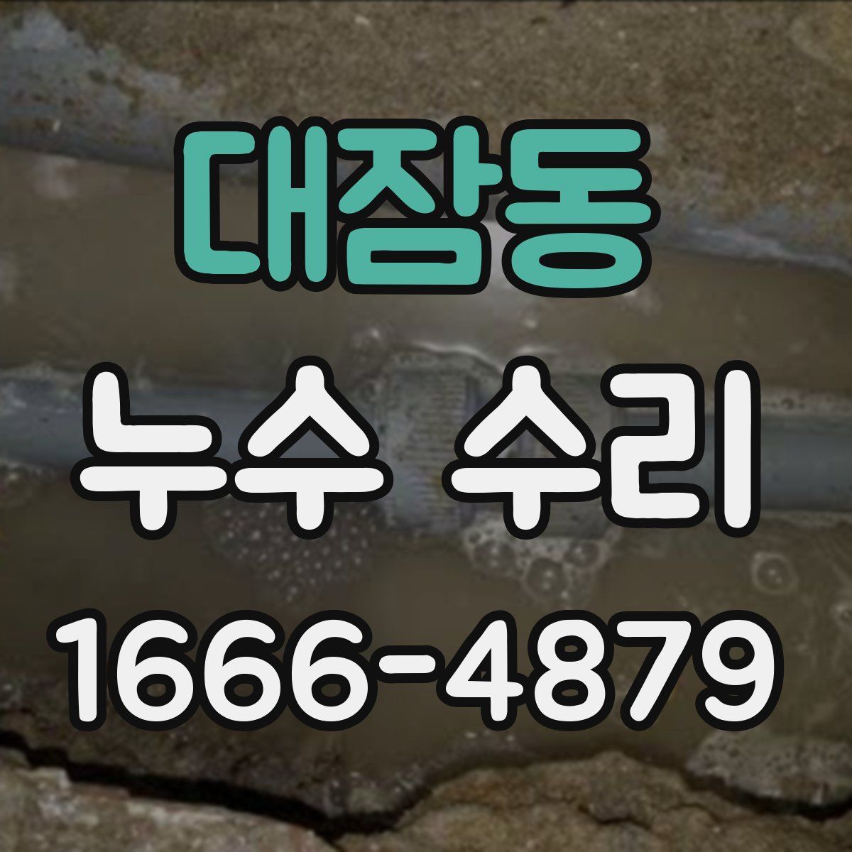 대잠동 누수 수리