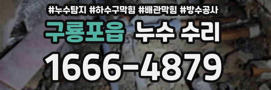 구룡포읍 누수 수리