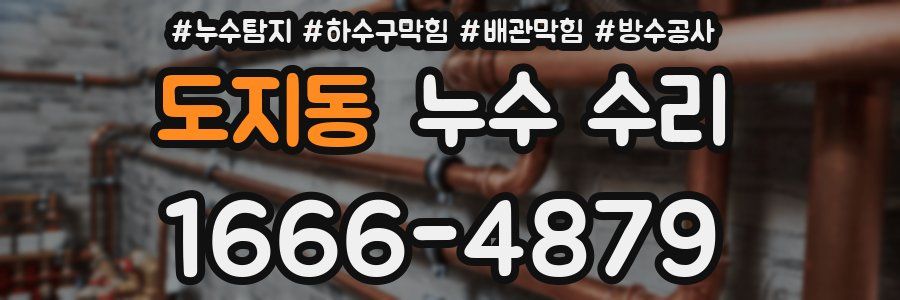 도지동 누수 수리