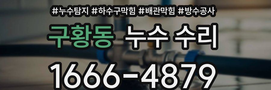 구황동 누수 수리