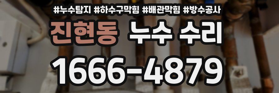 진현동 누수 수리
