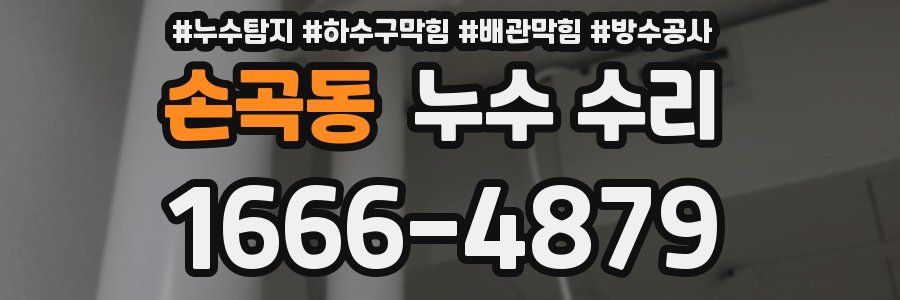손곡동 누수 수리