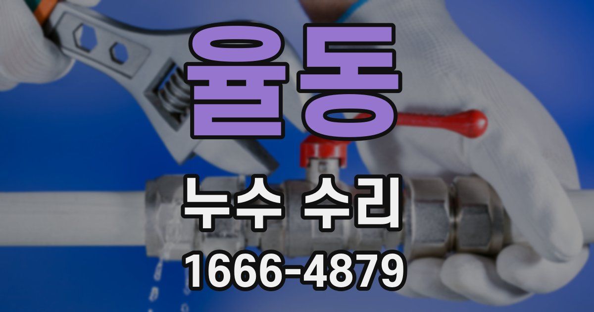 율동 누수 수리