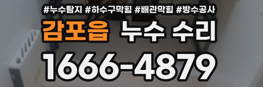 감포읍 누수 수리