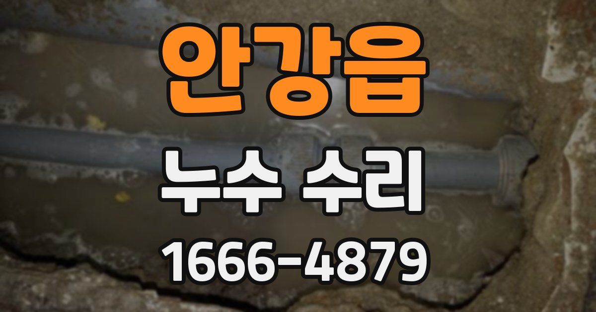 안강읍 누수 수리