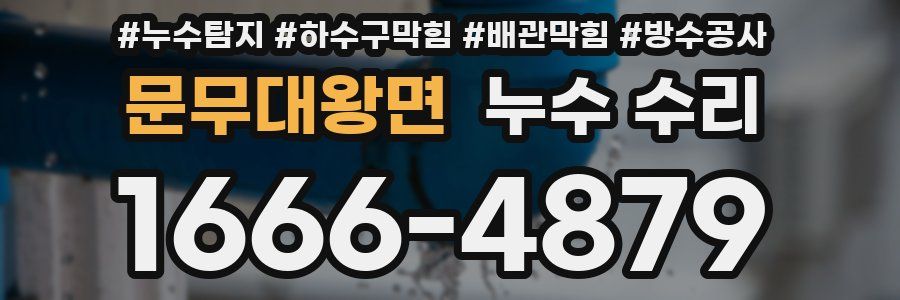 문무대왕면 누수 수리