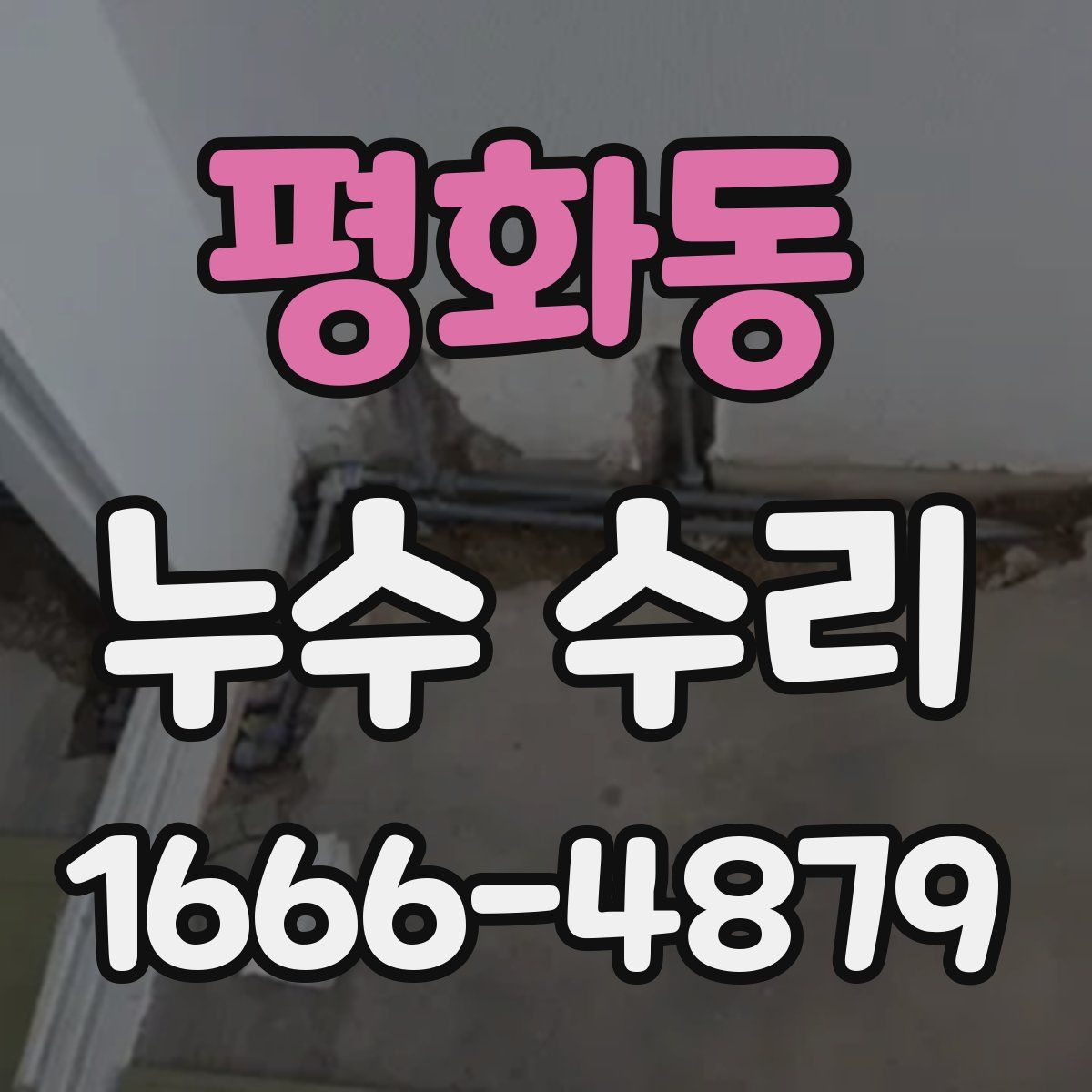 평화동 누수 수리