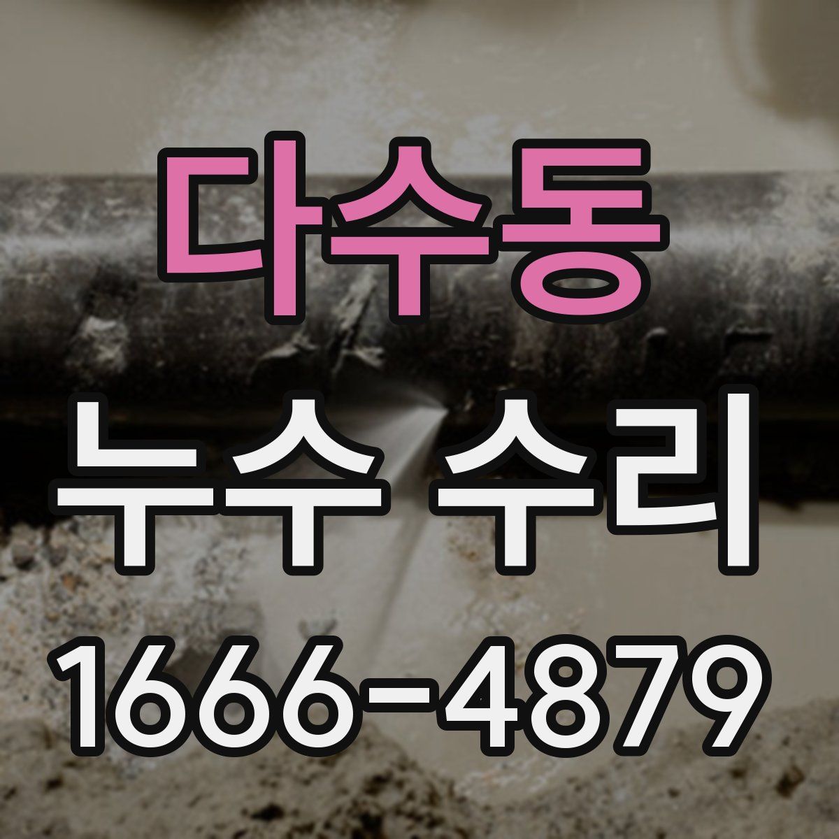 다수동 누수 수리