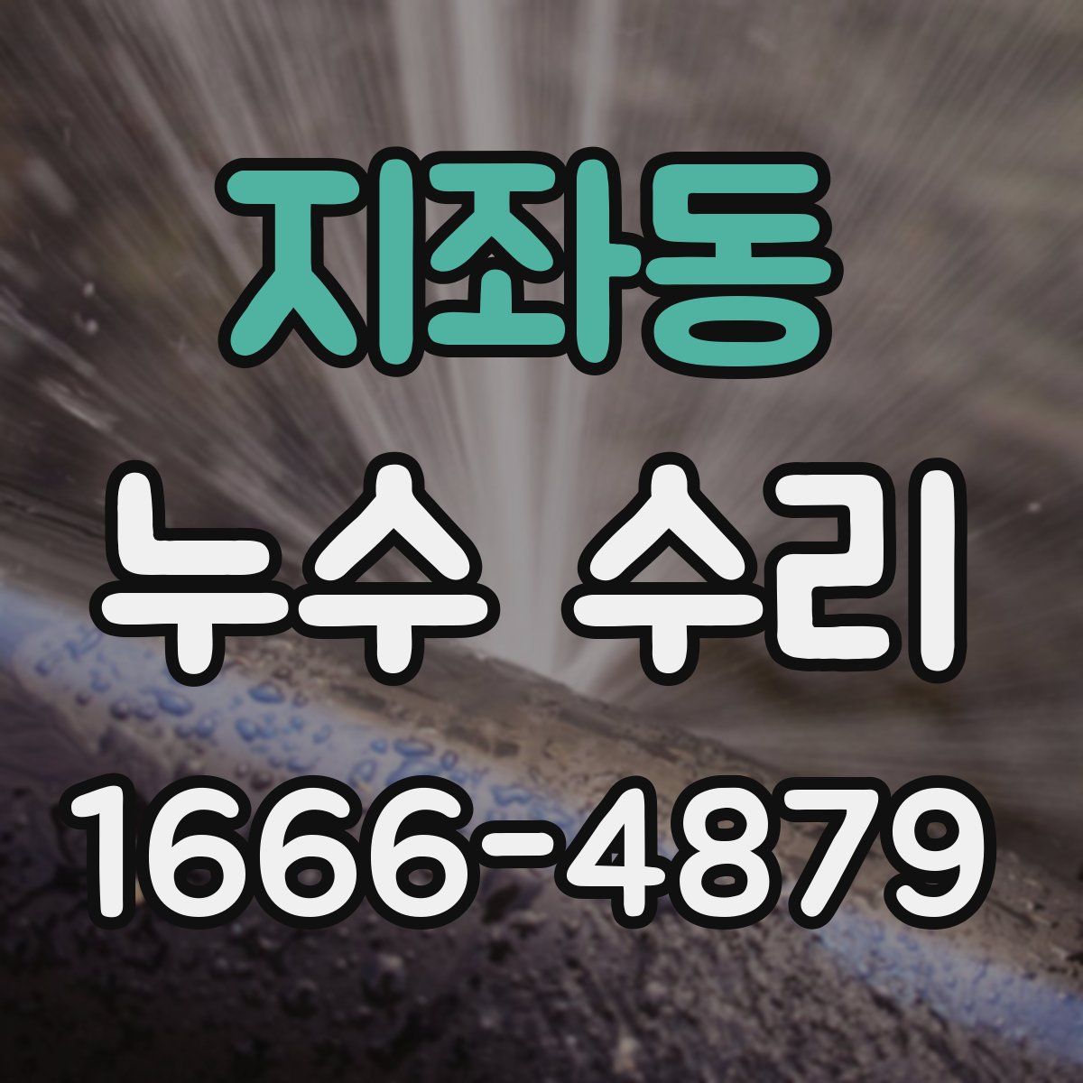 지좌동 누수 수리