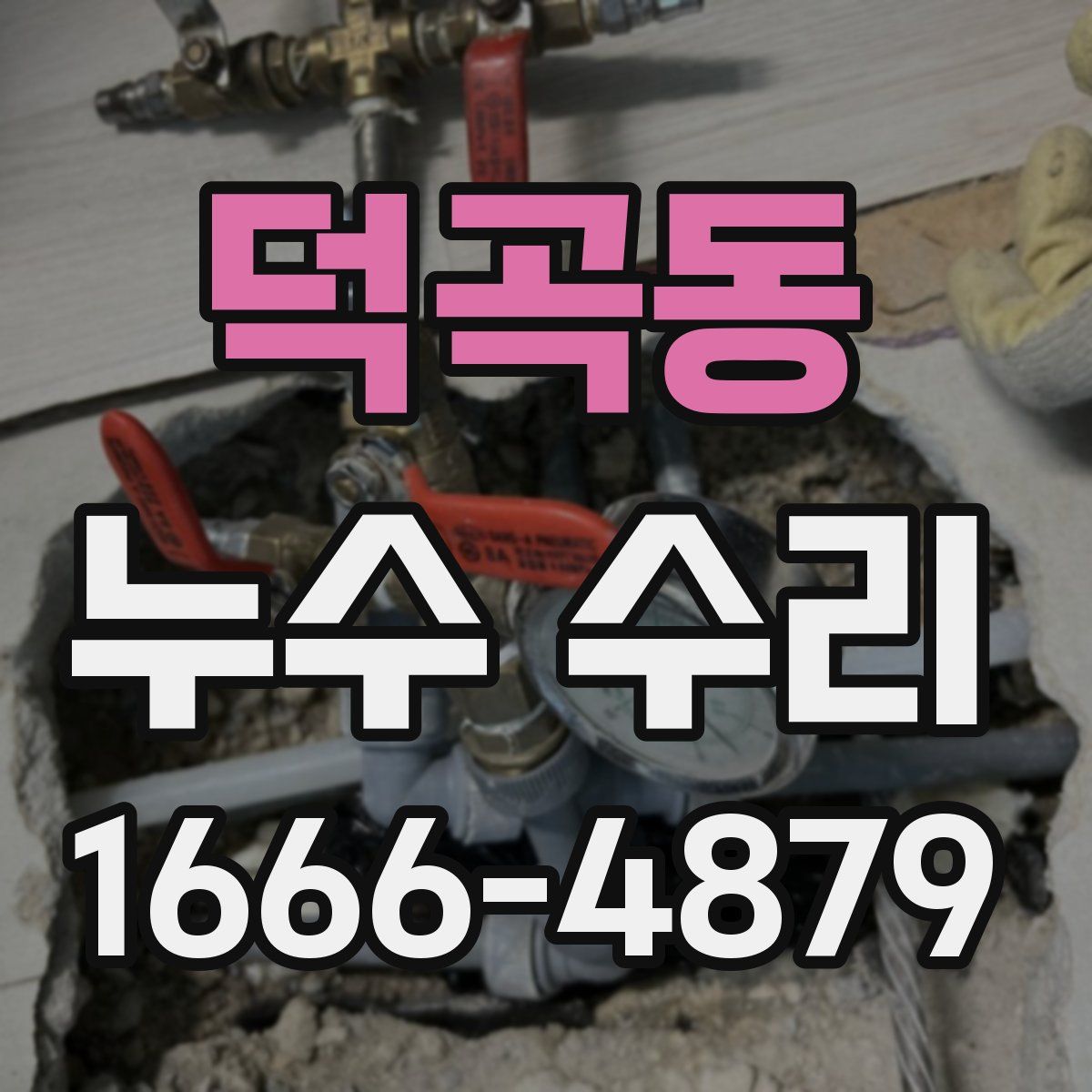 덕곡동 누수 수리