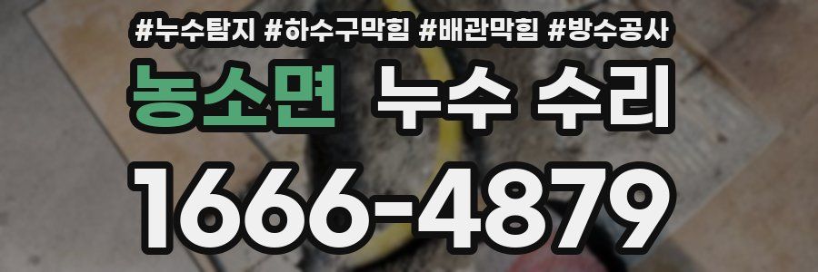 농소면 누수 수리