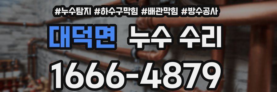 대덕면 누수 수리