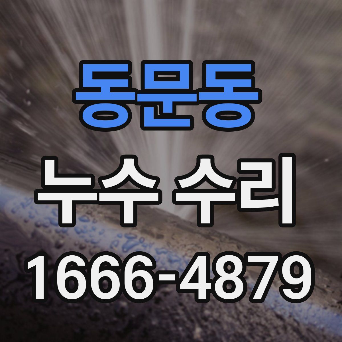 동문동 누수 수리
