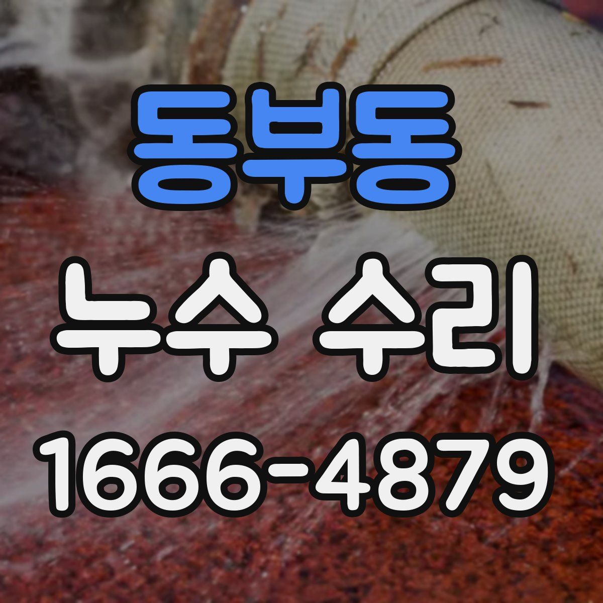 동부동 누수 수리