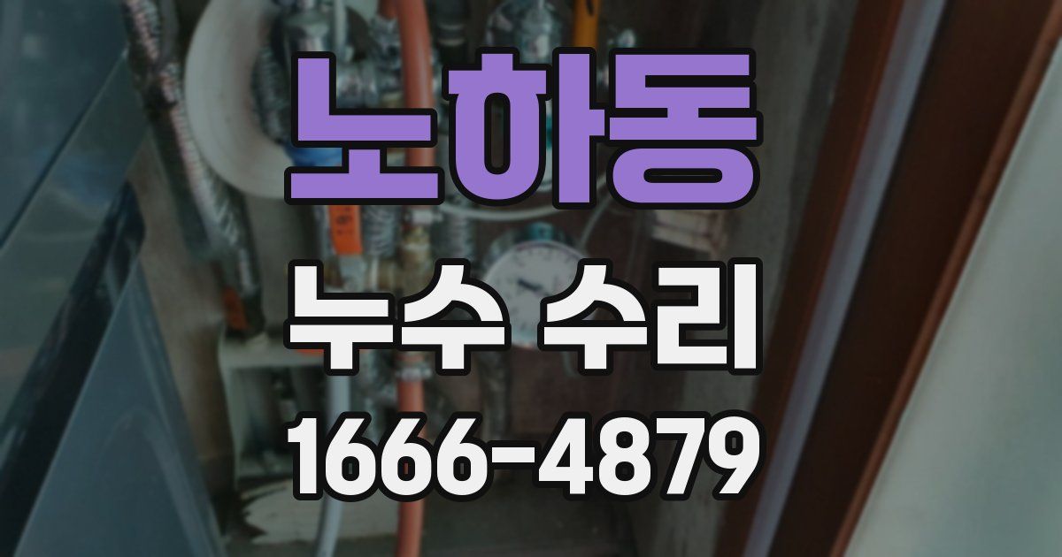 노하동 누수 수리