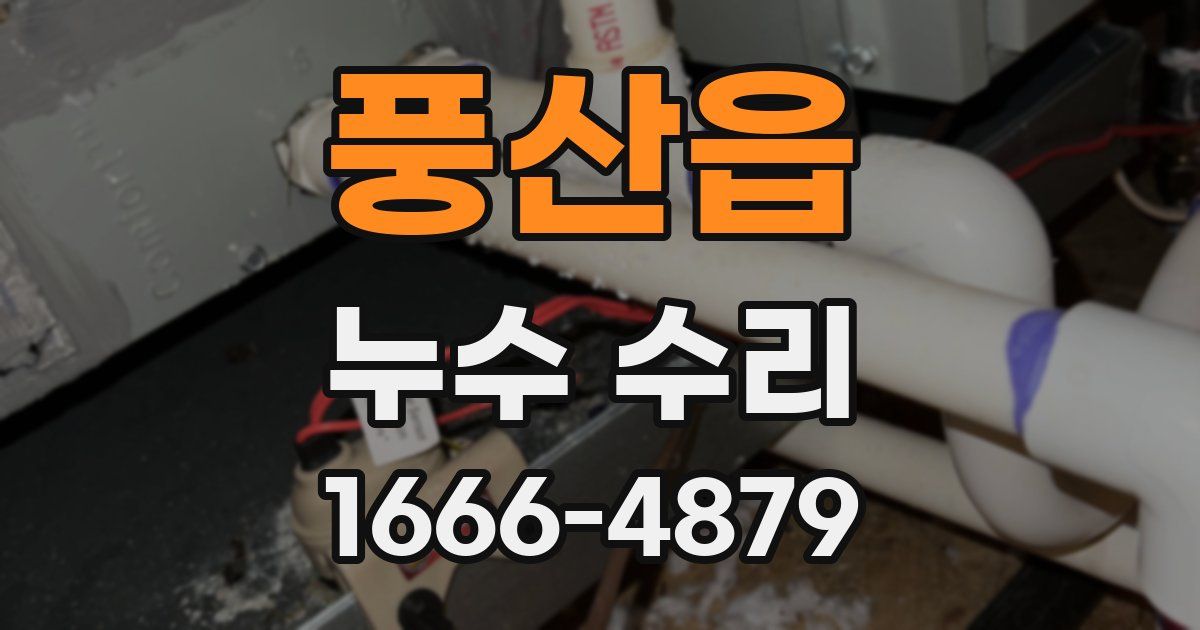 풍산읍 누수 수리