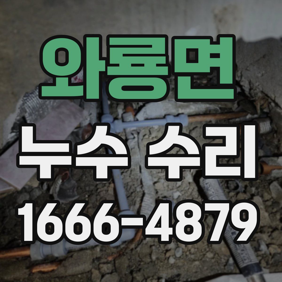 와룡면 누수 수리