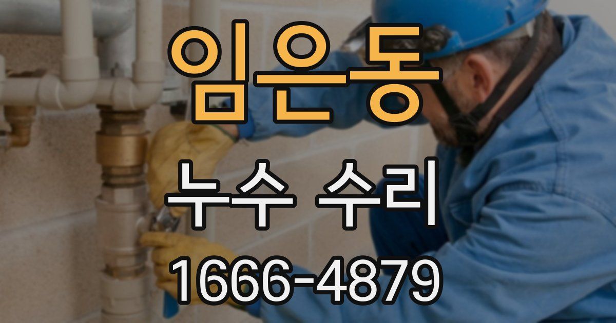 임은동 누수 수리