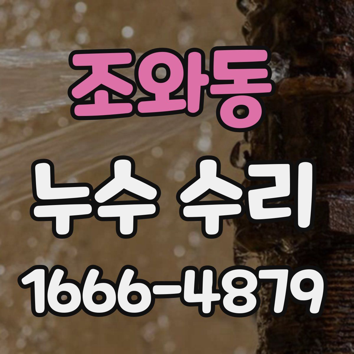조와동 누수 수리