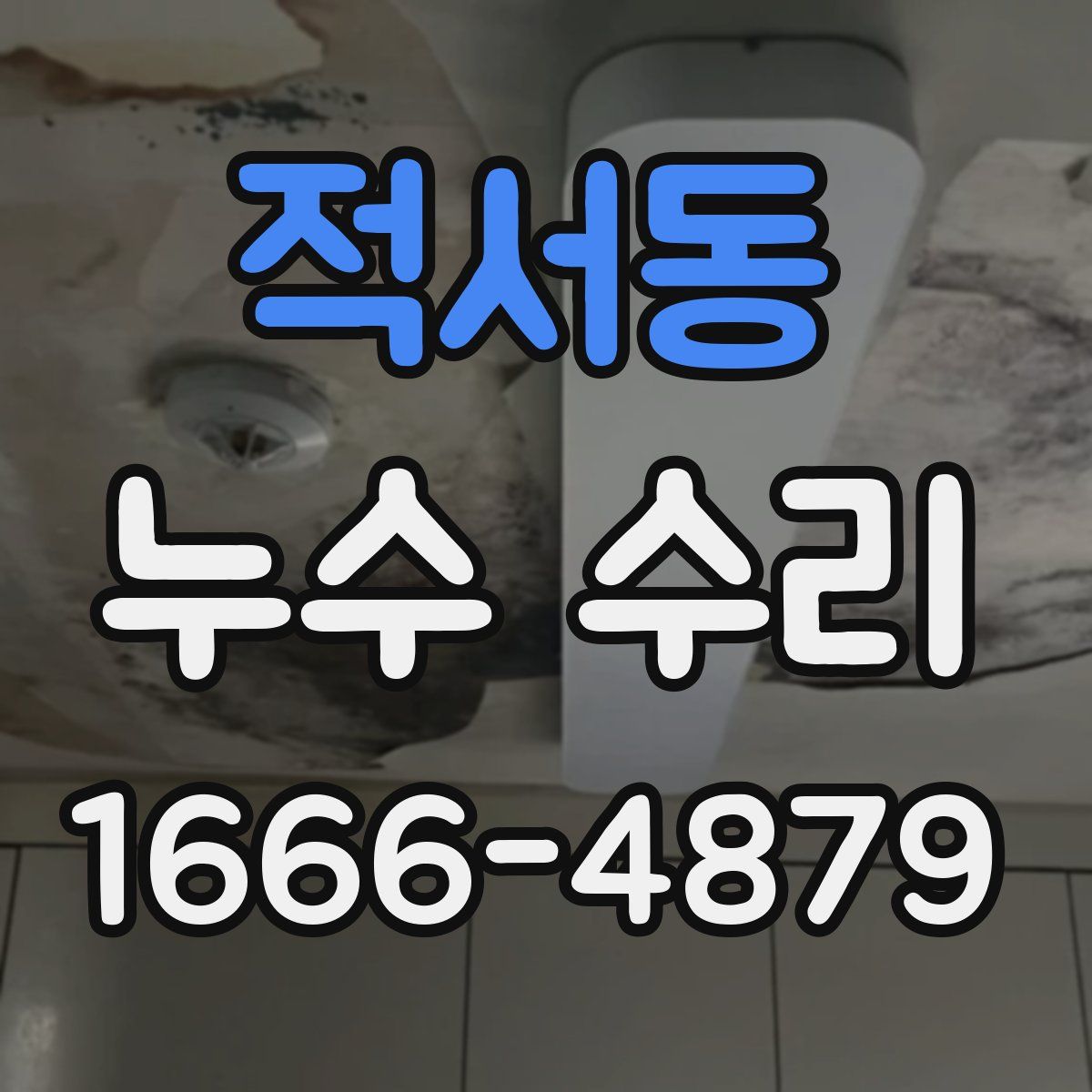 적서동 누수 수리