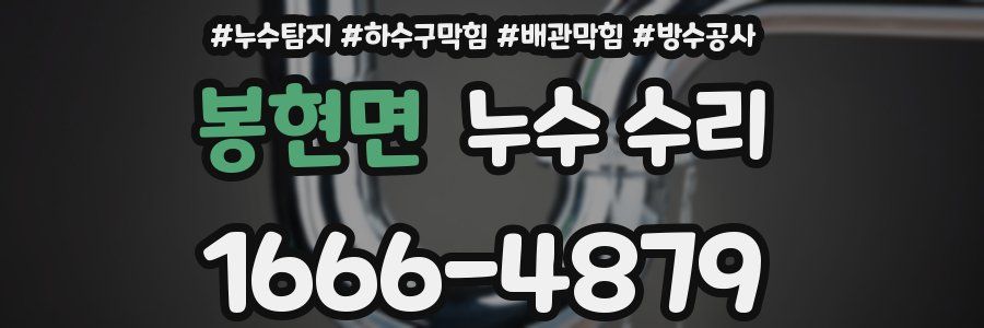 봉현면 누수 수리