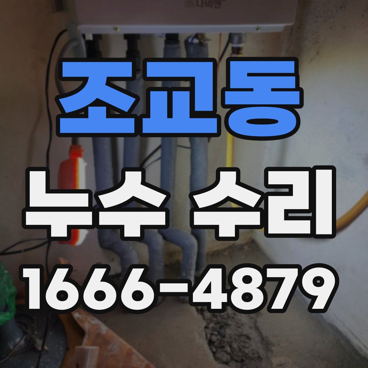 조교동 누수 수리