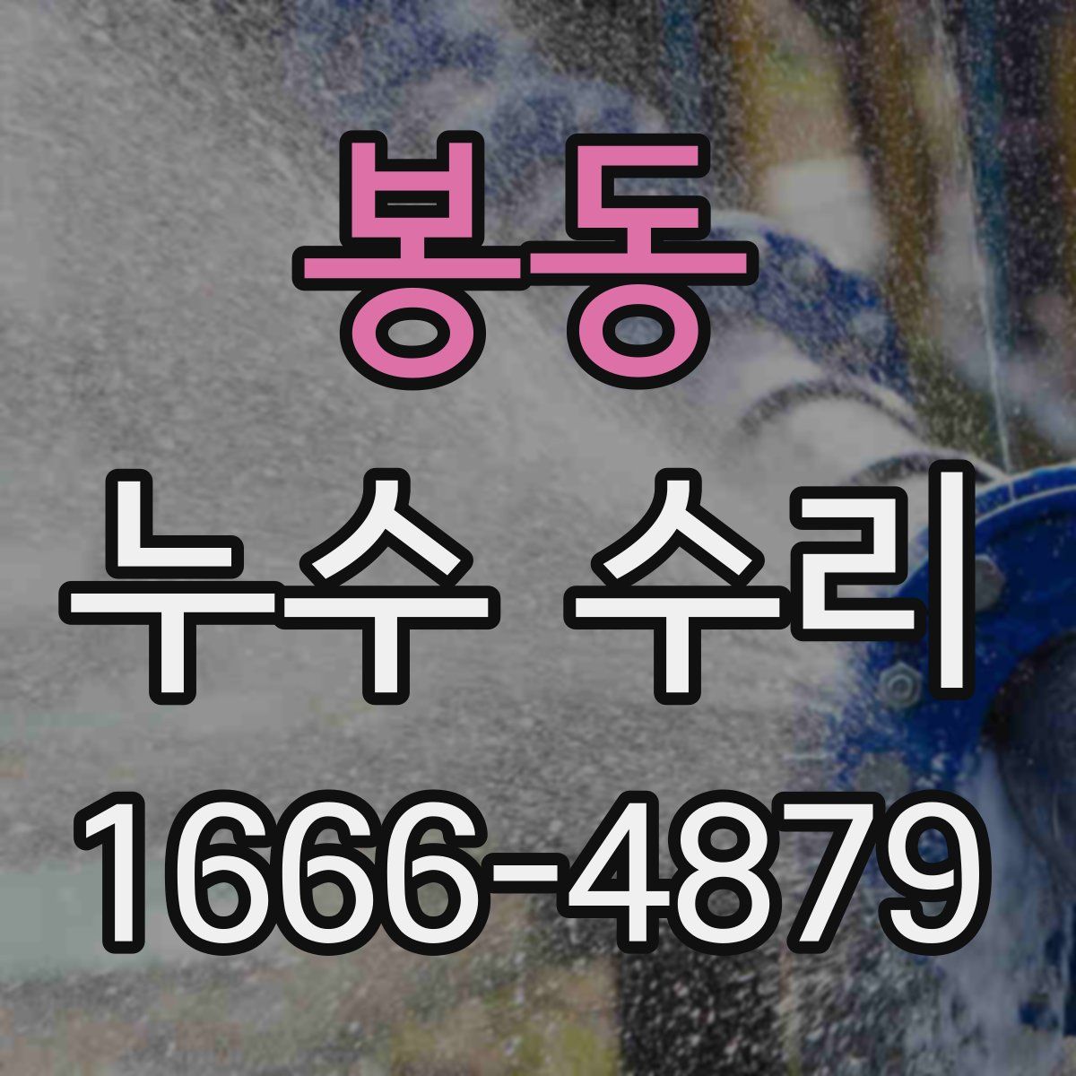 봉동 누수 수리