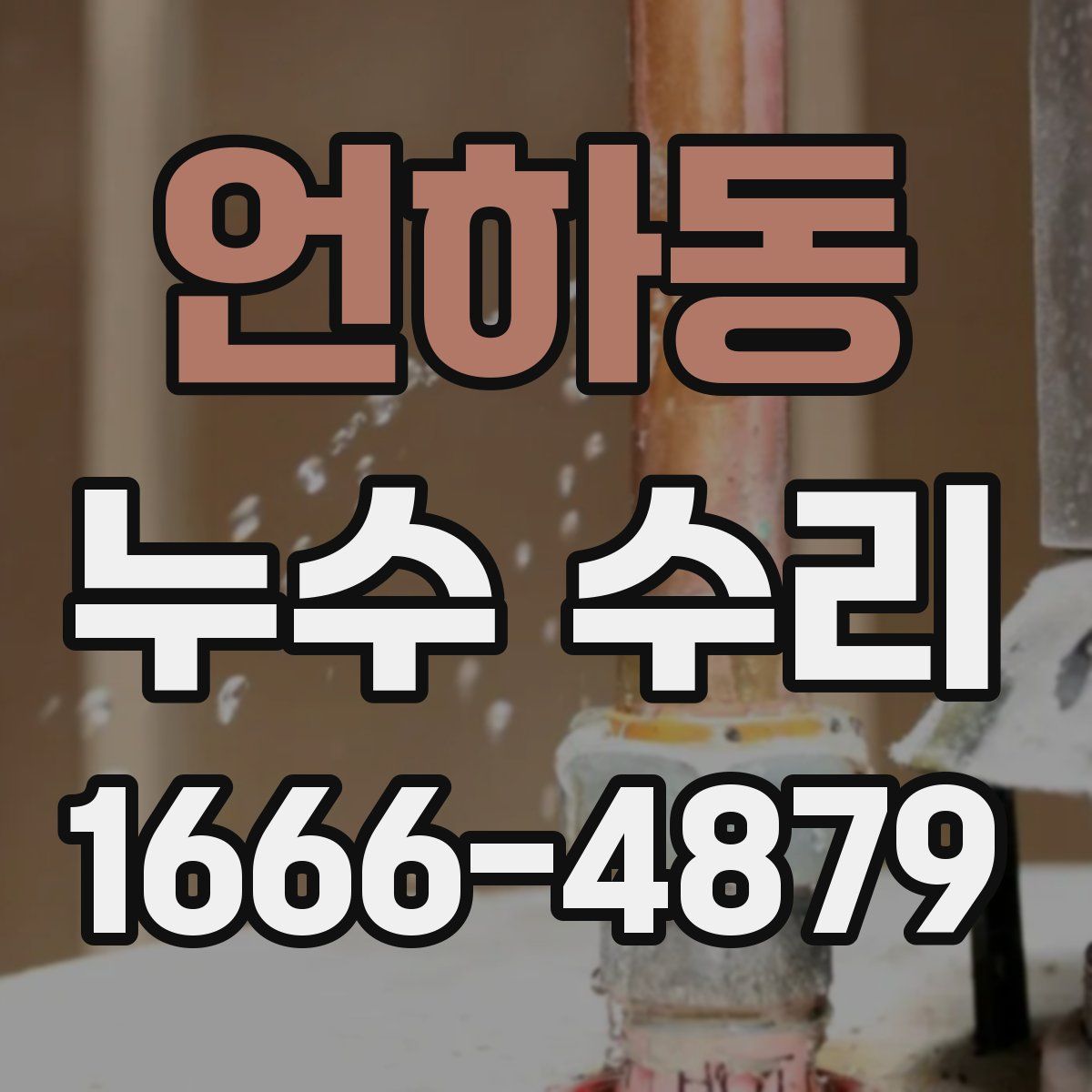언하동 누수 수리