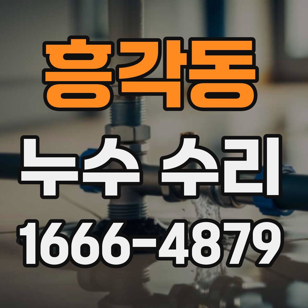 흥각동 누수 수리