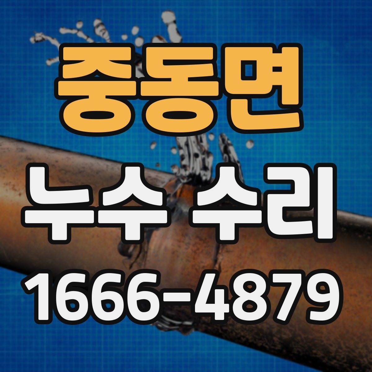 중동면 누수 수리