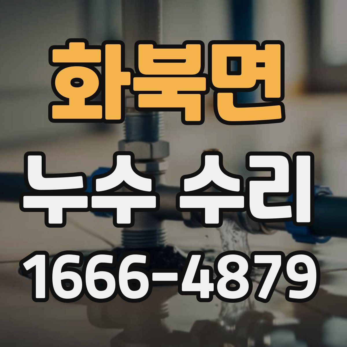 화북면 누수 수리