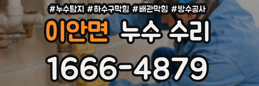 이안면 누수 수리