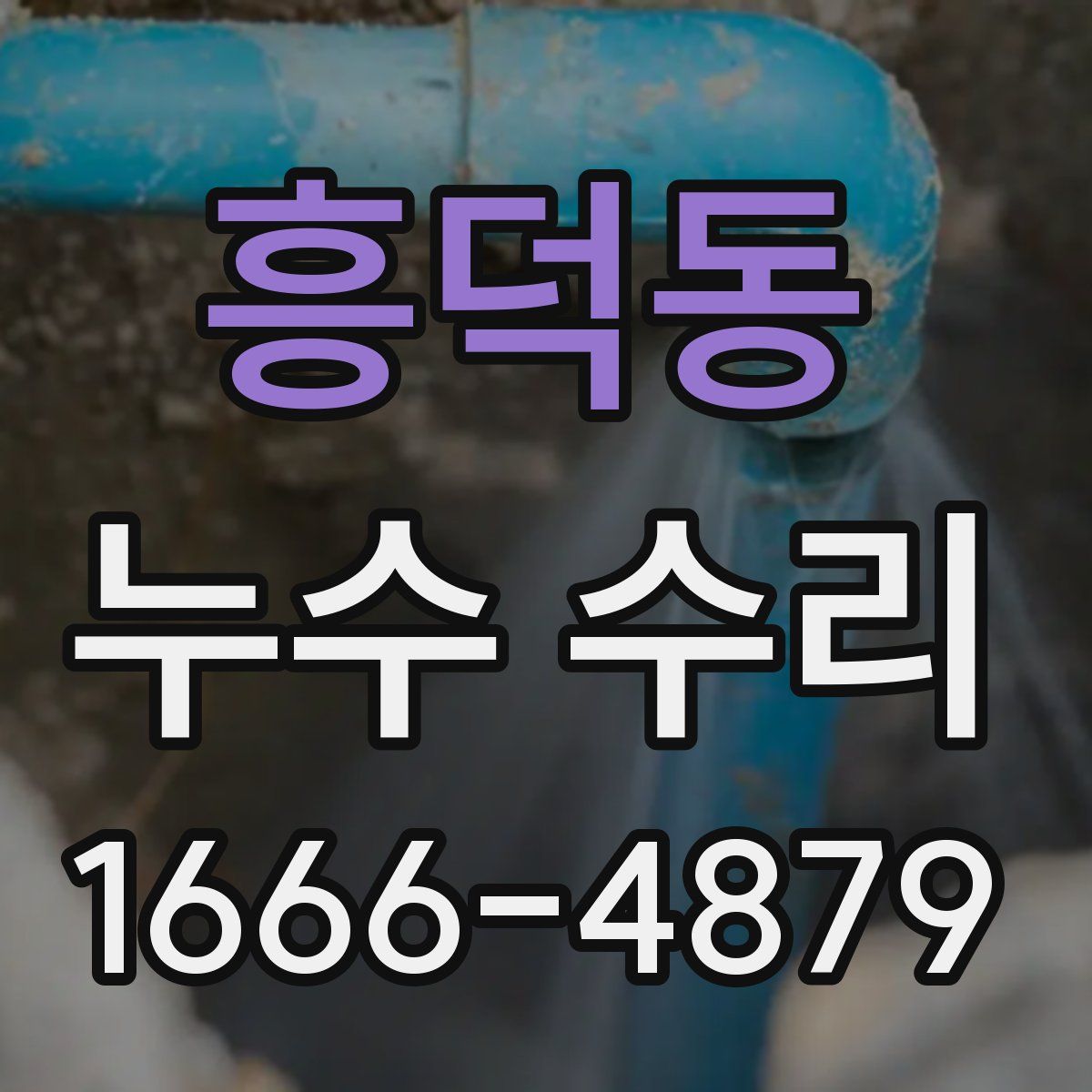 흥덕동 누수 수리