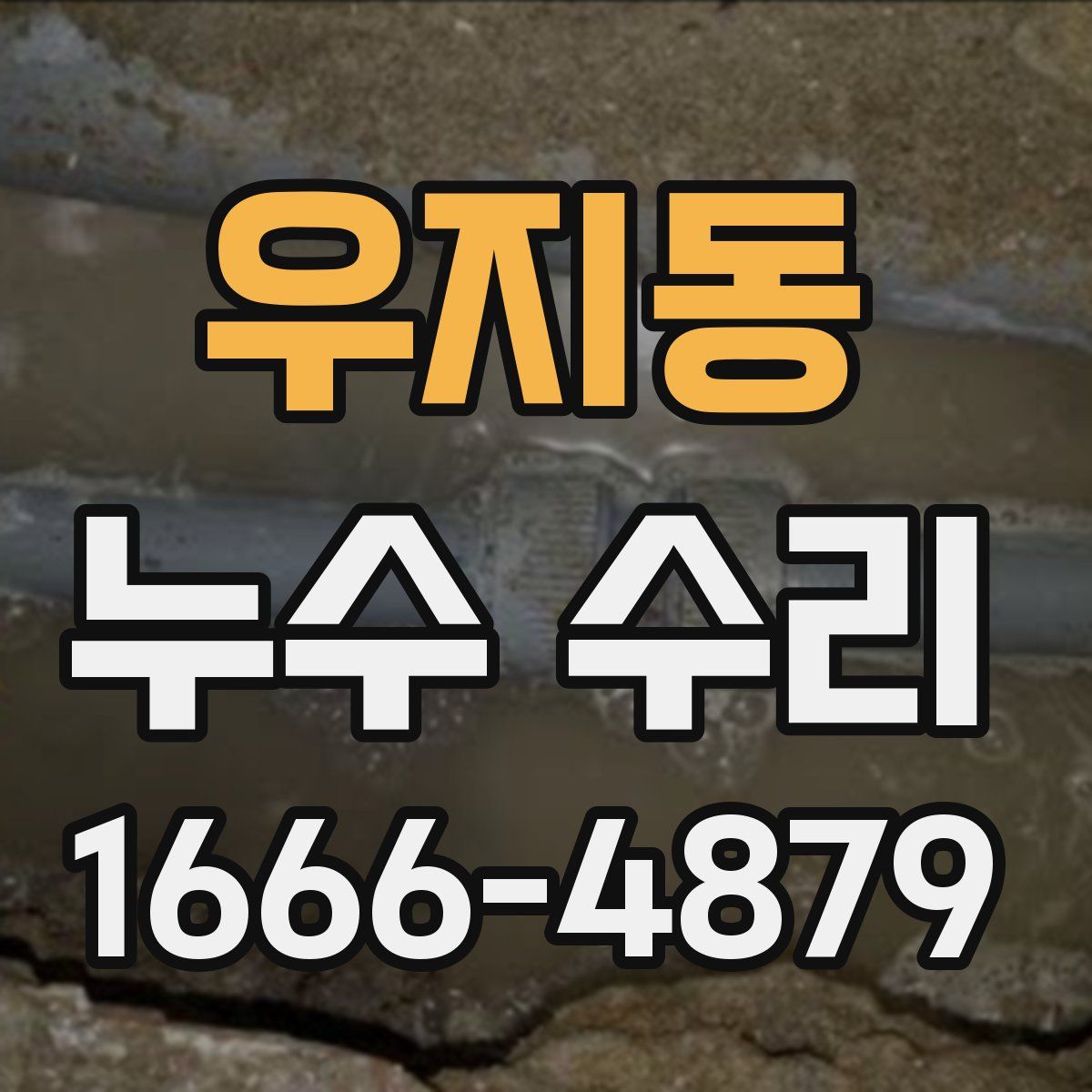 우지동 누수 수리